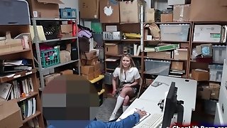 Store Officer Fucks Bi-atch Teenager Shoplifter