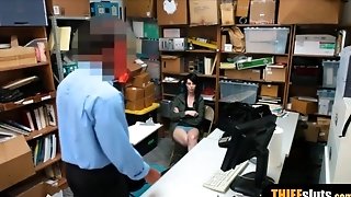 Big Titted Nubile Shoplifter Fucked By A Security Guard