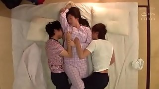 Japanese Auntie Gets Fucked By Two Cousins