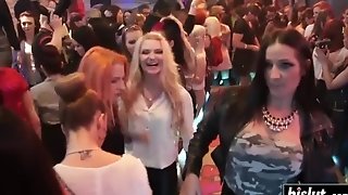 Girls At A Party Suck On Cocks